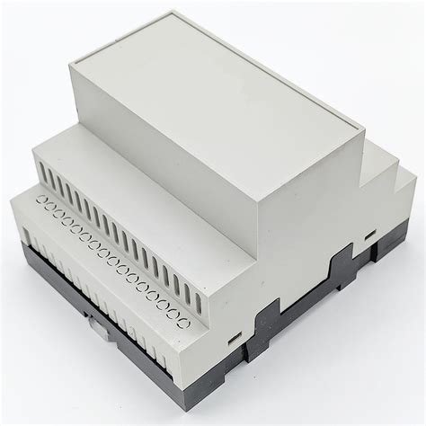 aluminium din rail enclosure|din rail enclosure with terminals.